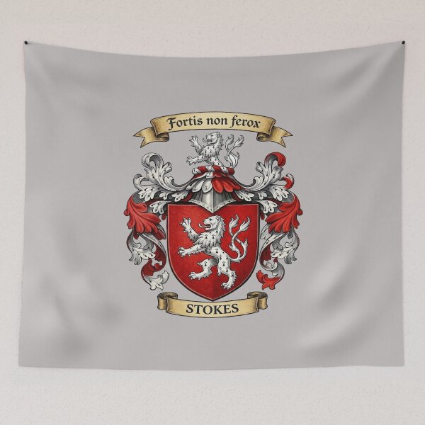 Item preview, The Stokes Family Coat of Arms designed and sold by BagTown Clans.