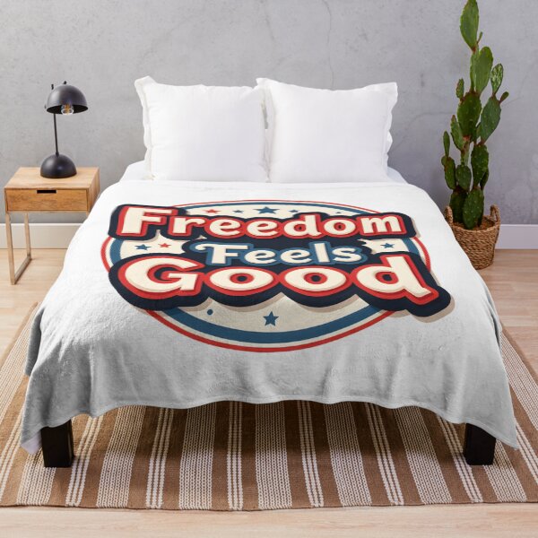 Item preview, Retro Patriotic Typography Design - Freedom Feels Good designed and sold by relso.