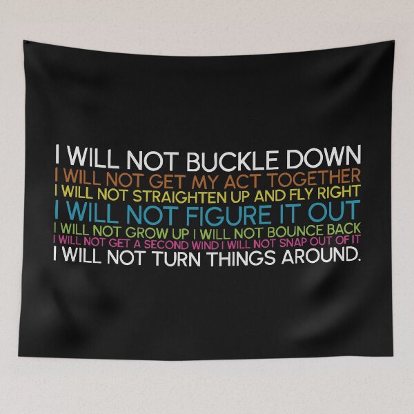 Item preview, I Will Not Turn Things Around designed and sold by ChickenFund.