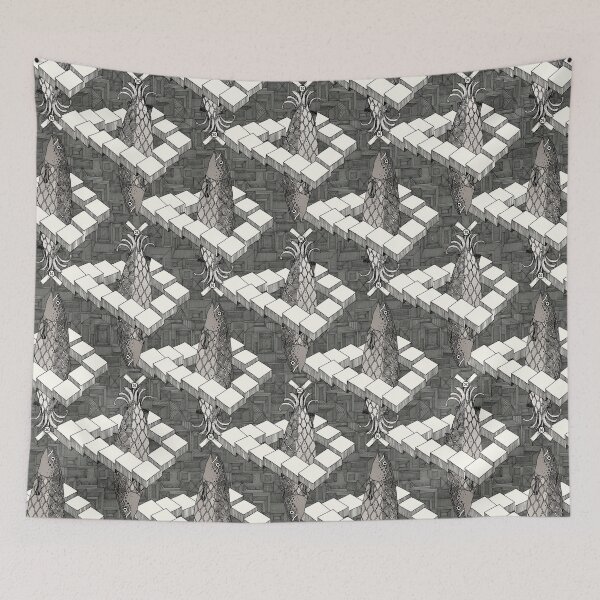 Item preview, penrose salmon mono designed and sold by scrummy.