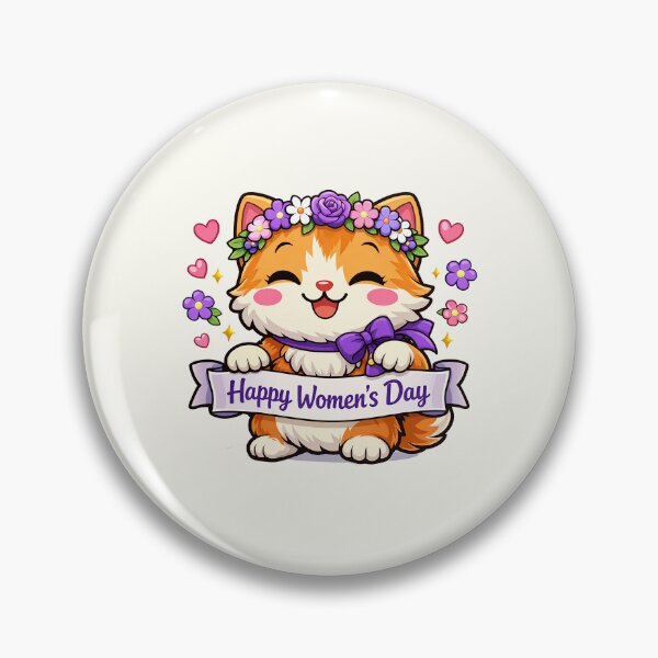 Item preview, Happy Women’s Day Cat designed and sold by HoopeStylee.