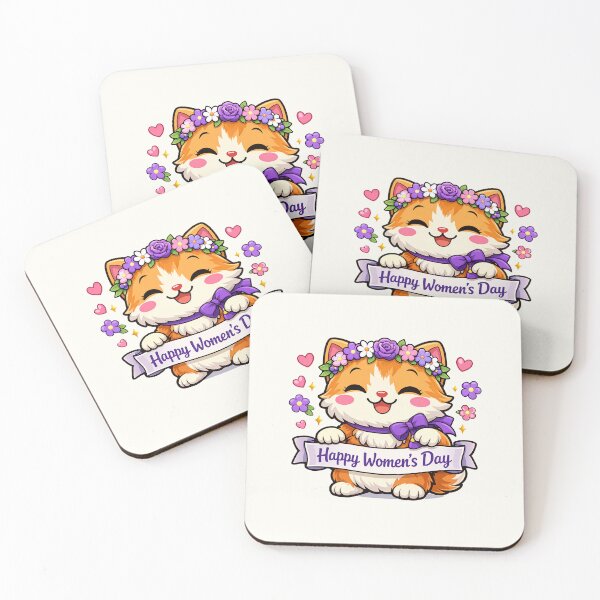 Item preview, Happy Women’s Day Cat designed and sold by HoopeStylee.