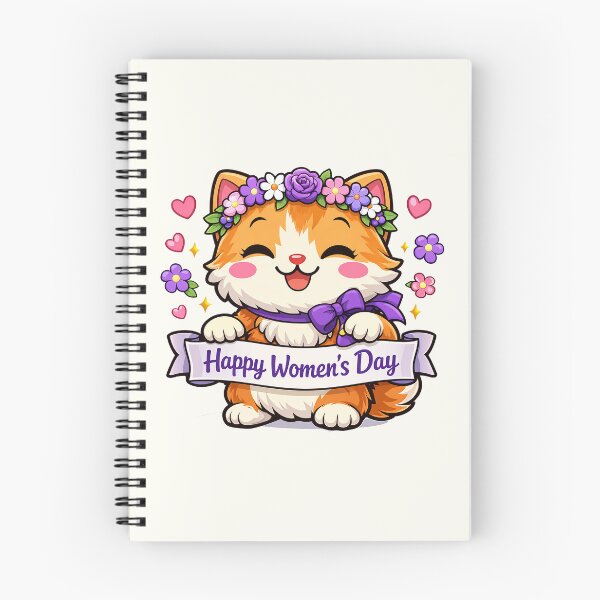 Item preview, Happy Women’s Day Cat designed and sold by HoopeStylee.