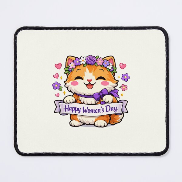 Item preview, Happy Women’s Day Cat designed and sold by HoopeStylee.