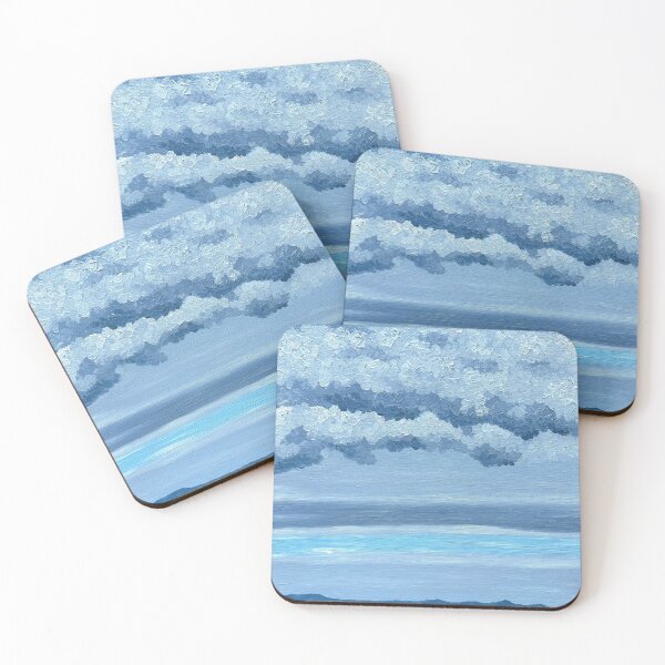 Item preview, Blue Sky Clouds and Mountains designed and sold by Krista-Joan-Art.