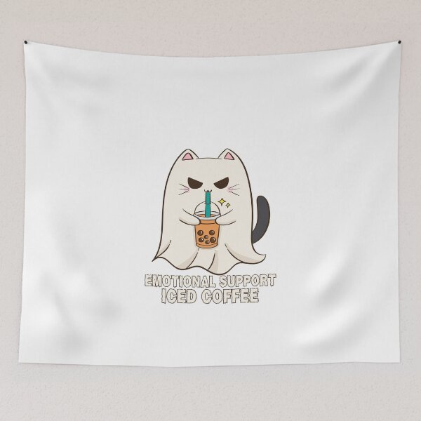 Item preview, Emotional Support Iced Coffee designed and sold by LuveraxArt.
