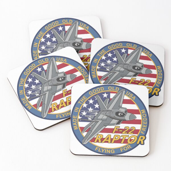 Item preview, Patriotic F-22 Raptor Military Aviation Emblem designed and sold by CharlieDesings.