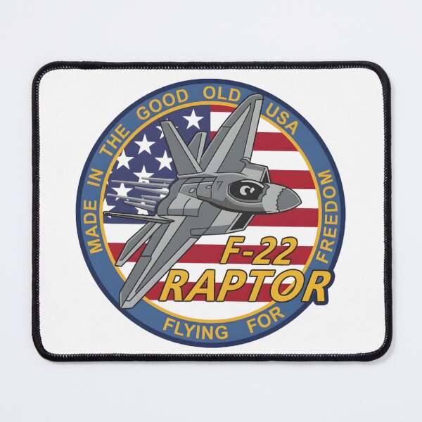Item preview, Patriotic F-22 Raptor Military Aviation Emblem designed and sold by CharlieDesings.
