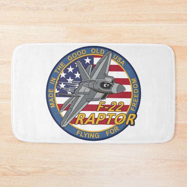 Item preview, Patriotic F-22 Raptor Military Aviation Emblem designed and sold by CharlieDesings.