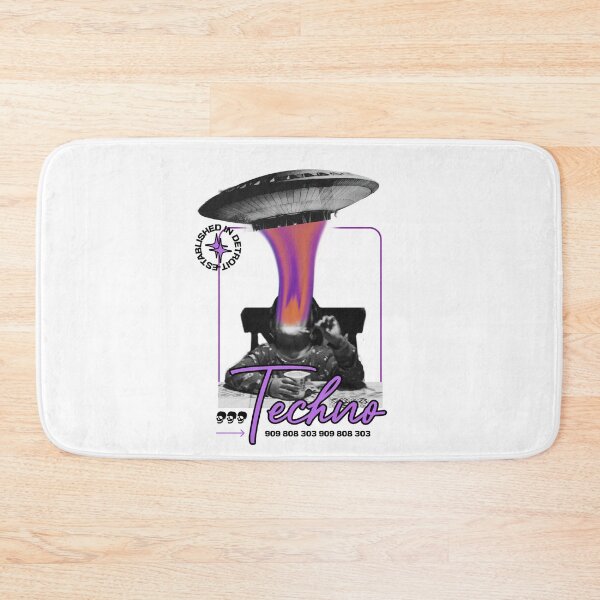 Item preview, TECHNO  - Ufo Minded (Black) designed and sold by Discothreadz.