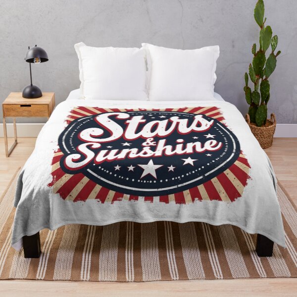 Item preview, Retro Summer Patriotic Design - Stars & Sunshine designed and sold by relso.