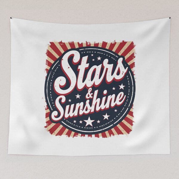 Item preview, Retro Summer Patriotic Design - Stars & Sunshine designed and sold by relso.