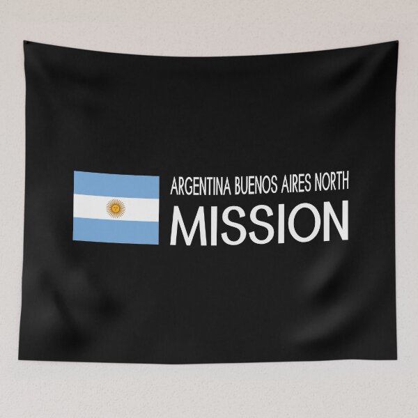 Item preview, Argentina, Buenos Aires North Mission (Flag) designed and sold by Jared Davies.