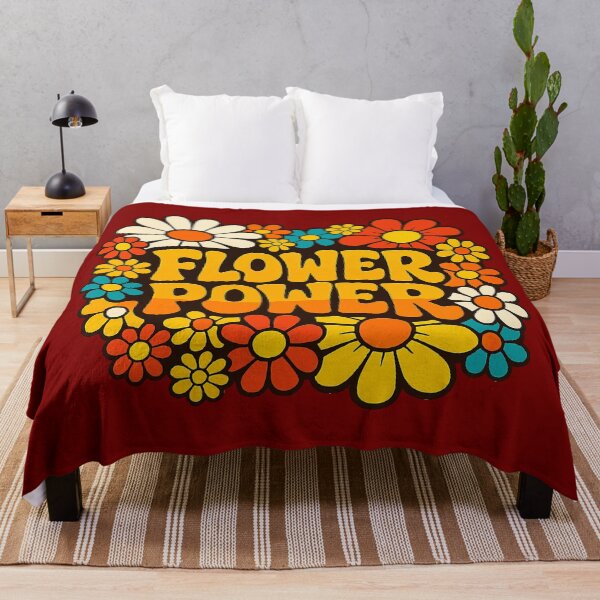 Item preview, Retro Flower Power 70s Hippie Floral Graphic designed and sold by Far Out Goods.