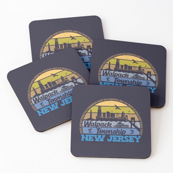 Item preview, Walpack Township New Jersey Sunset Retro Vintage Local Pride Logo designed and sold by CRHPOD20.
