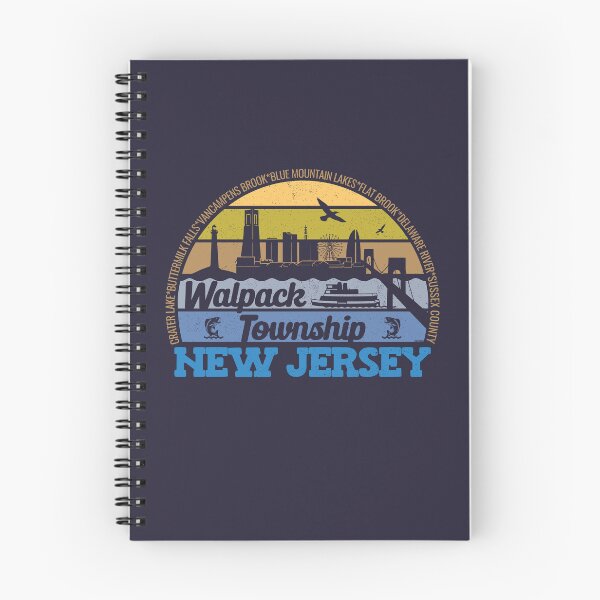 Item preview, Walpack Township New Jersey Sunset Retro Vintage Local Pride Logo designed and sold by CRHPOD20.