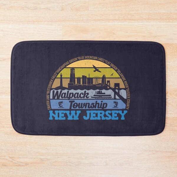 Item preview, Walpack Township New Jersey Sunset Retro Vintage Local Pride Logo designed and sold by CRHPOD20.