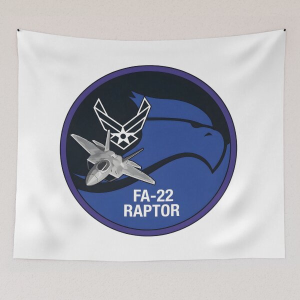 Item preview, FA-22 Raptor United States Air Force Military Patch designed and sold by CharlieDesings.