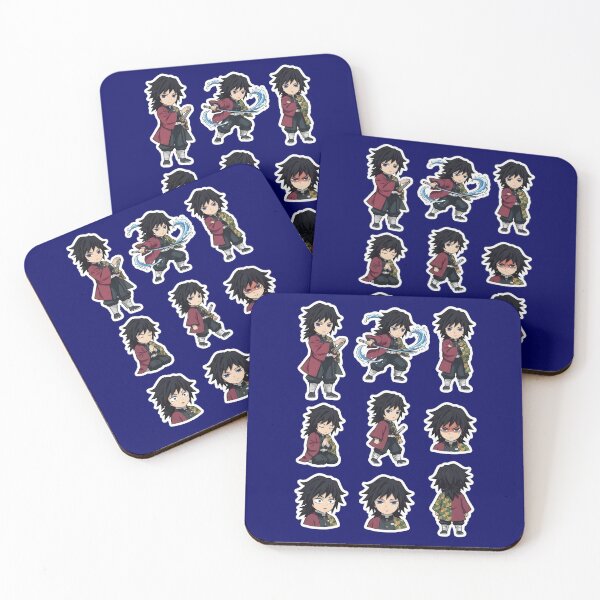 Item preview, Giyu Tomioka Chibi Sticker Pack Anime designed and sold by Innova_Creations.