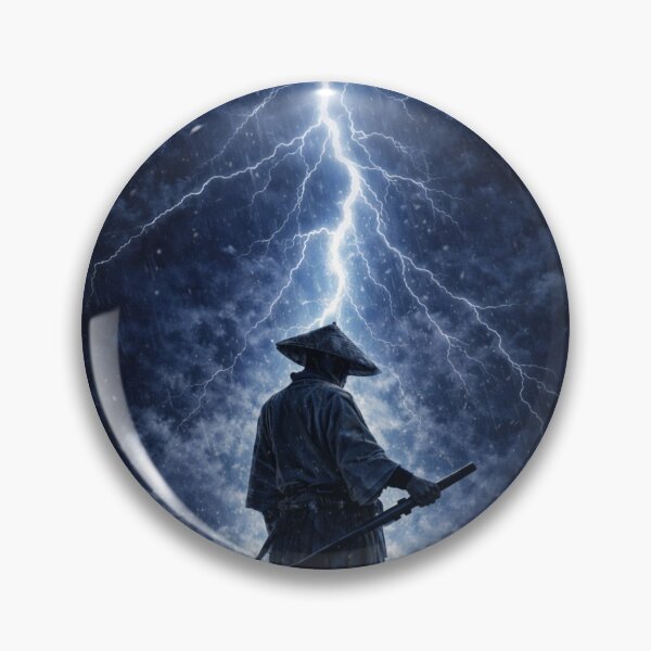 Item preview, SAMURAI: The Divine Lightning - 雷光×紺青 designed and sold by NYAO-YUUKI.