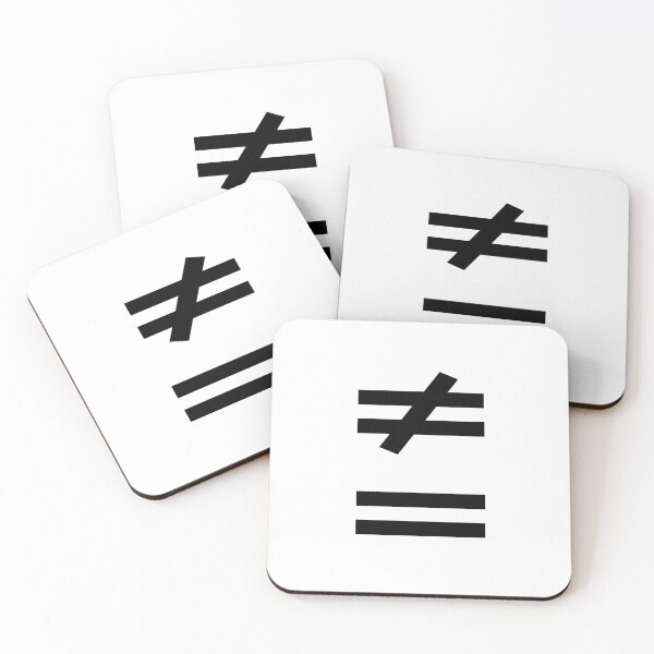 Item preview, Different from Equal | Minimalist Logic designed and sold by NotEqualOfficial.