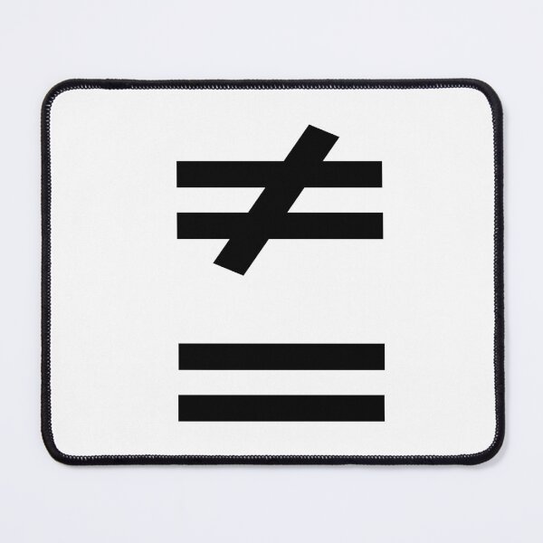 Item preview, Different from Equal | Minimalist Logic designed and sold by NotEqualOfficial.