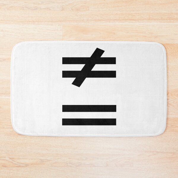 Item preview, Different from Equal | Minimalist Logic designed and sold by NotEqualOfficial.
