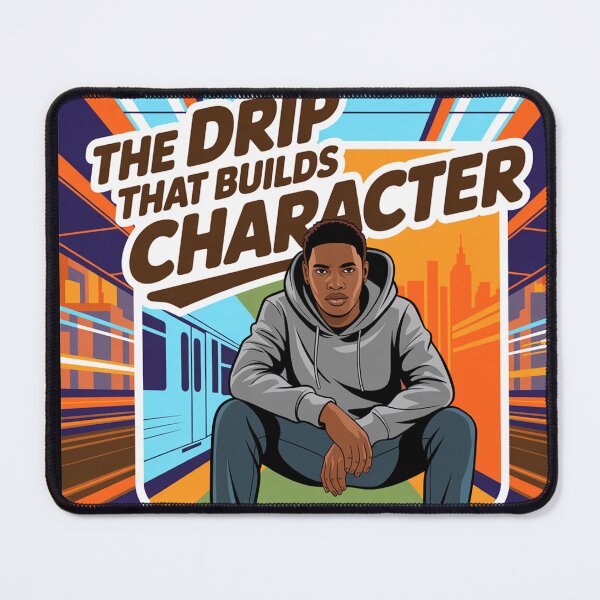 Item preview, Drip That Builds Character T-Shirt | Faith & Flow Apparel | Motivational Christian Streetwear | Positive Mindset Tee for Youth designed and sold by YoungWorldCo.