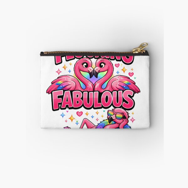 Item preview, Flocking Fabulous Funny Flamingo Pride Shirt – Sassy Gay Flamingo Drag Diva LGBTQ Cartoon Design designed and sold by Endthedisease.