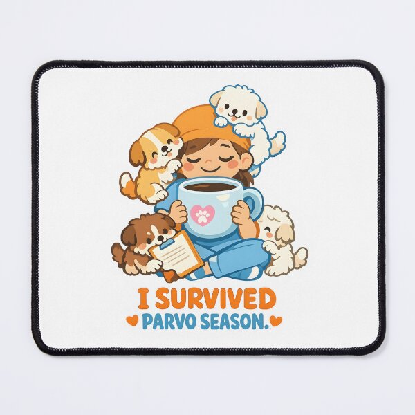 Item preview, I Survived Parvo Season – Funny Vet and Vet Tech Veterinary Clinic Design designed and sold by Bettybee00.