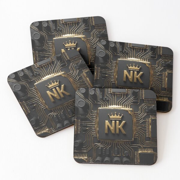 Item preview, 3D Hardware Design – Dark metal look with gold logo designed and sold by NK-Studios .