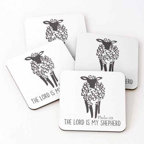 Item preview, Doodle Black Sheep the Lord is My Shepherd designed and sold by Forevermore.