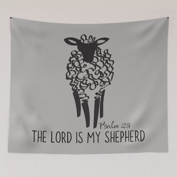 Item preview, Doodle Black Sheep the Lord is My Shepherd designed and sold by Forevermore.