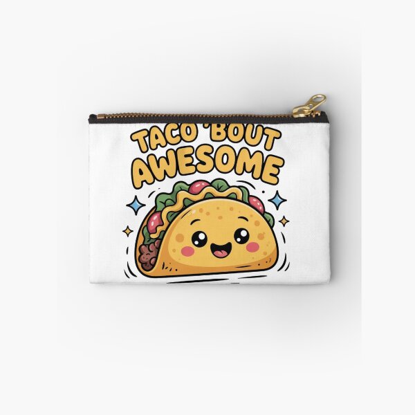 Item preview, Taco Bout Awesome Funny Pun Kawaii Cute Food Lover Humor designed and sold by ZACK ART.