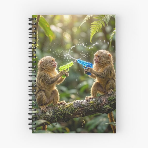 Item preview, Boisterous Young Pygmy Marmosets Have Water Fight designed and sold by Tridentulus.