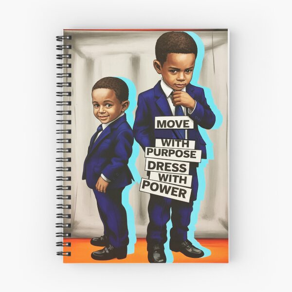 Item preview, Move With Purpose, Dress With Power | Young Leaders Inspirational Artwork | Confidence & Character Wall Art designed and sold by YoungWorldCo.
