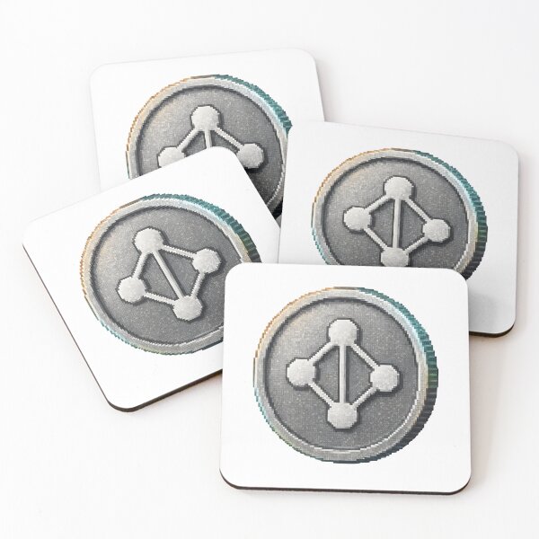 Item preview, Modern metallic emblem with molecular structure design designed and sold by Creative88Art.
