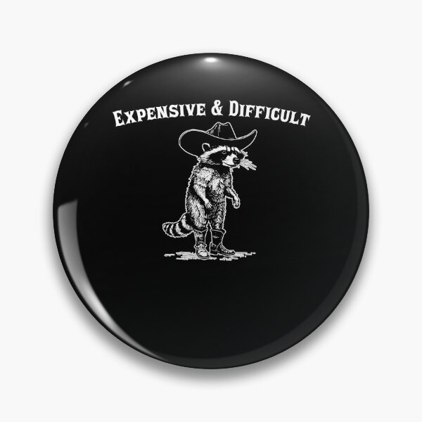 Item preview,  Expensive And Difficult Retro Graphic, Funny Raccoon Meme designed and sold by Ariana De Amicis.