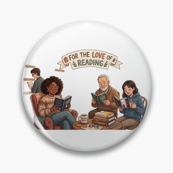 Item preview, The Reader's Circle | Cozy Book Lovers Club designed and sold by Wear Sculpt.