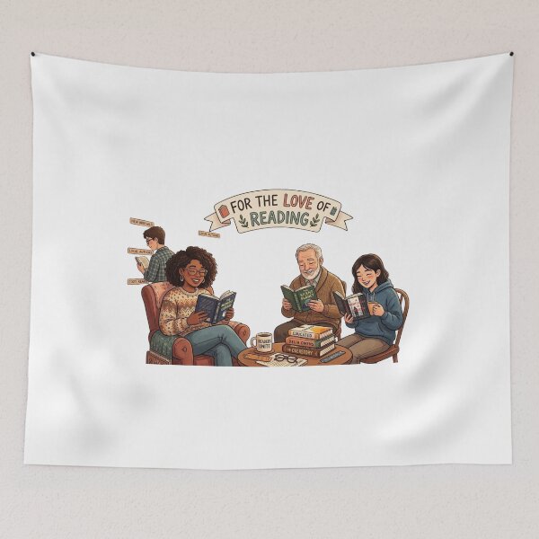 Item preview, The Reader's Circle | Cozy Book Lovers Club designed and sold by Wear Sculpt.