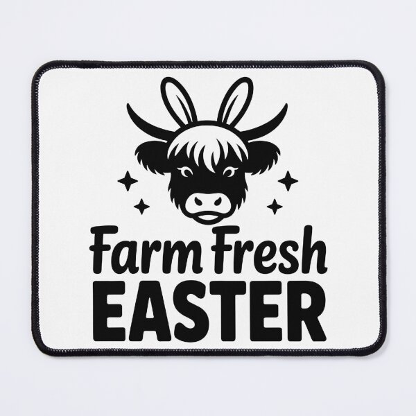 Item preview, Cow Farm Fresh Easter designed and sold by theartfulaspie.