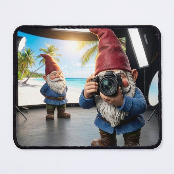 Item preview, Gnome Photoshoot Interrupted designed and sold by Tridentulus.