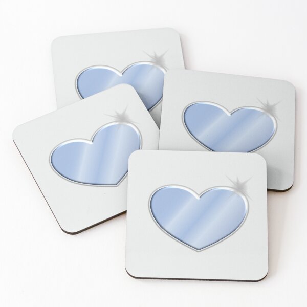 Item preview, Blue Metallic Heart designed and sold by artsygenarian.