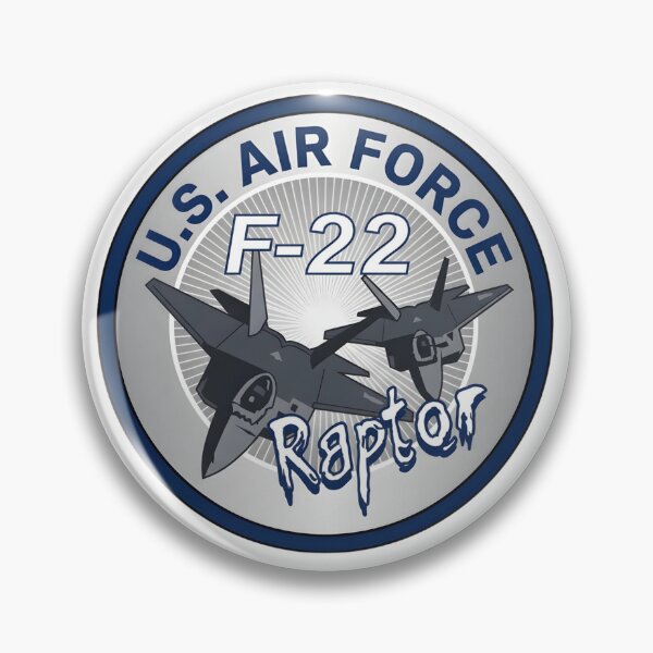 Item preview, U.S. Air Force F-22 Raptor Stealth Fighter Emblem Design designed and sold by CharlieDesings.
