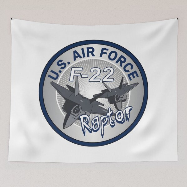 Item preview, U.S. Air Force F-22 Raptor Stealth Fighter Emblem Design designed and sold by CharlieDesings.