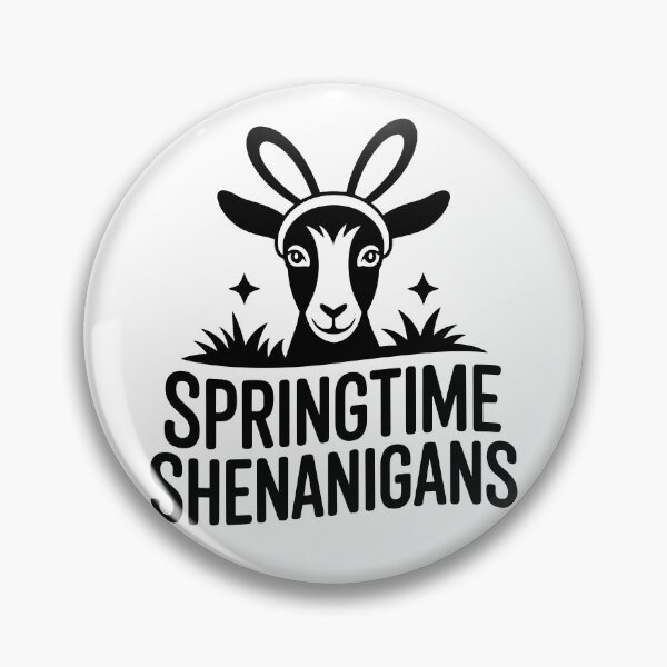 Item preview, Goat Springtime Shenanigans Easter designed and sold by theartfulaspie.