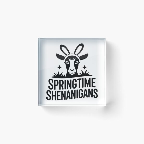 Item preview, Goat Springtime Shenanigans Easter designed and sold by theartfulaspie.