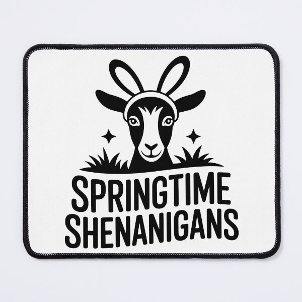 Item preview, Goat Springtime Shenanigans Easter designed and sold by theartfulaspie.