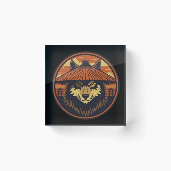 Item preview, Ronin Wolf – Samurai Animal Warrior | Ronin Instinct Tokyo designed and sold by GreennieArt.