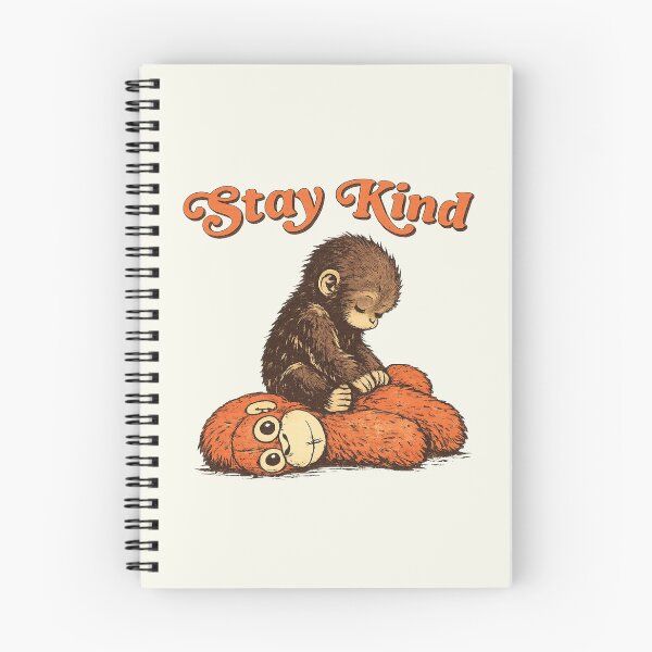 Item preview, Stay Kind Punch Baby Monkey Emotional Plush Toy Viral Emotional Funny Animal designed and sold by Kovav.